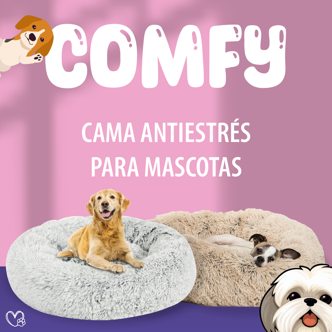 Cama Antiestres Para Mascotas