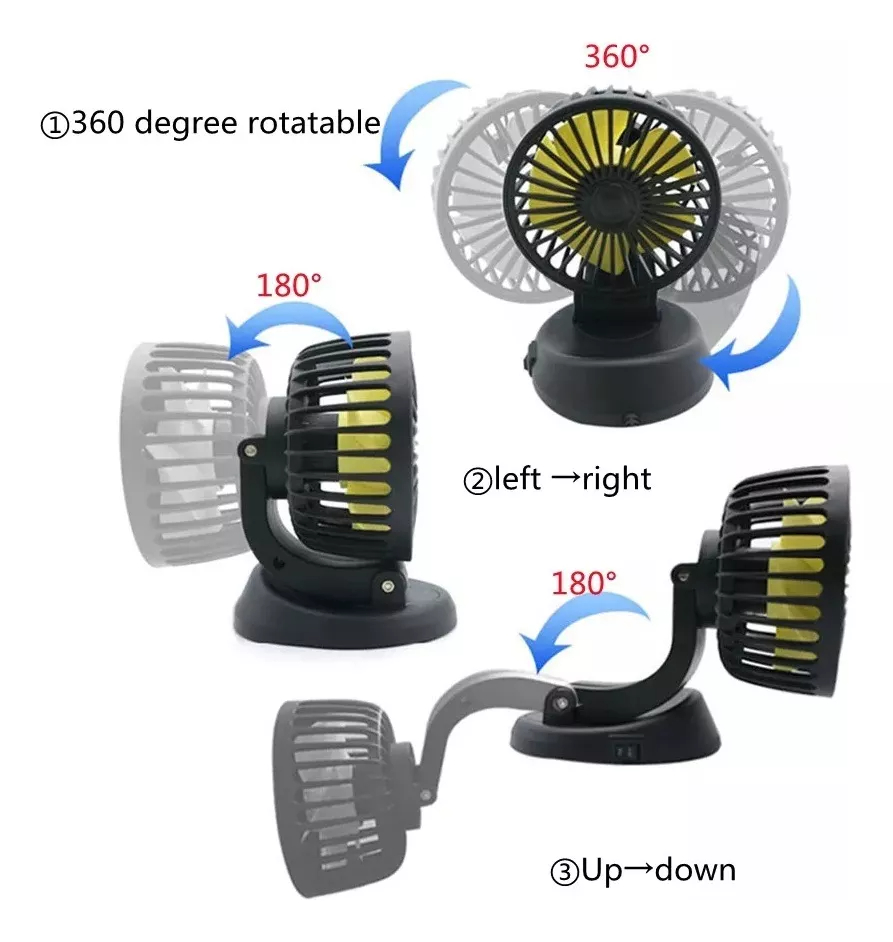 VENTILADOR PARA CARRO - Imagen 2