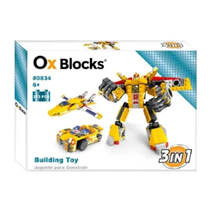 Set de Bloques OX BLOCKS Adventures 3 en 1 273 Piezas Para Armar y Construir