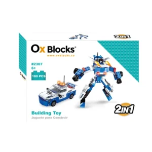 Set de Bloques OX BLOCKS Adventures 2 en 1 180 Piezas Para Armar y Construir