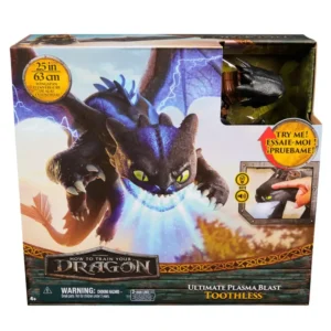Figura CÓMO ENTRENAR A TU DRAGÓN Personaje Chimuelo 30 cm con luces y sonidos