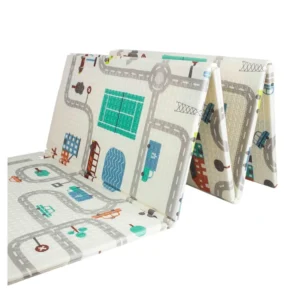 Tapete Para Bebes Alfombra De Juego Plegable Fox & Cars BEBESIT