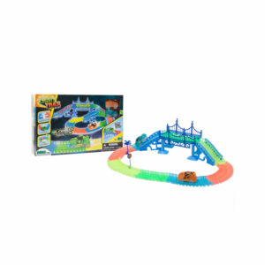 Mega Pista Flexible con 2 Carros Luminosos HAPPY LINE
