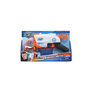 Set Lanzador con 8 Dardos y 2 Tarjetas Fast Shots HAPPY LINE