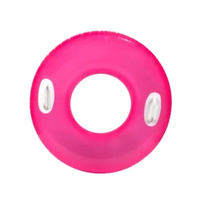 Flotador Inflable Aro Rosado Neón con Asas INTEX