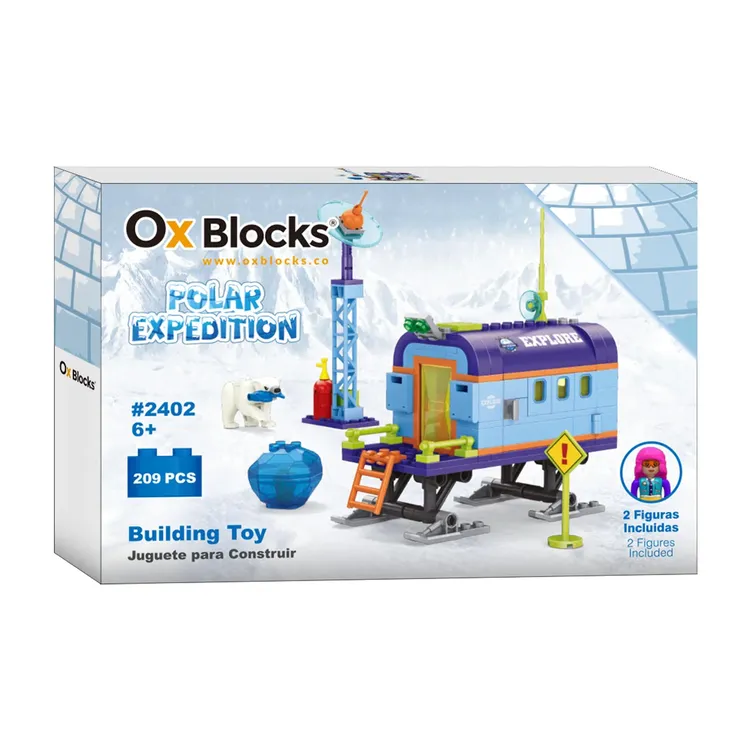 Set de Bloques OX BLOCKS Polar Expedition 209 Piezas Para Armar y Construir