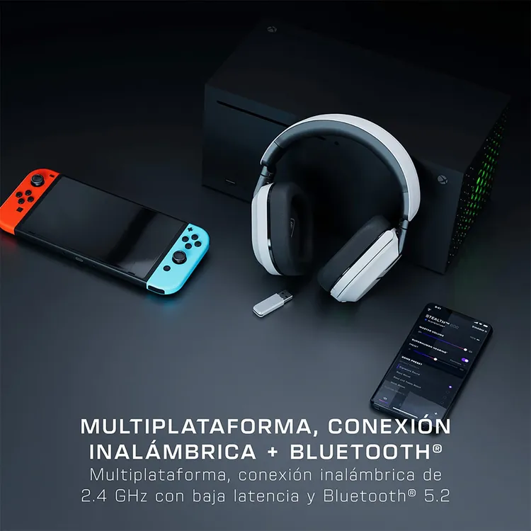 Audífonos de Diadema TURTLE BEACH Inalámbricos Over Ear Gaming Xbox Stealth 600 Gen 3 Blanco - Imagen 9