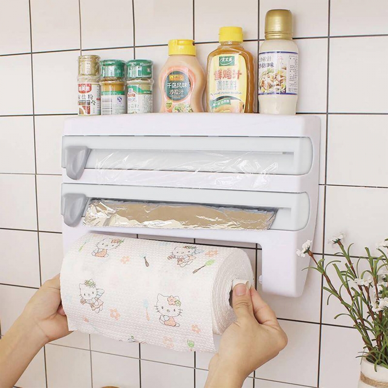 DISPENSADOR PAPEL DE COCINA 4 en 1/ ref1