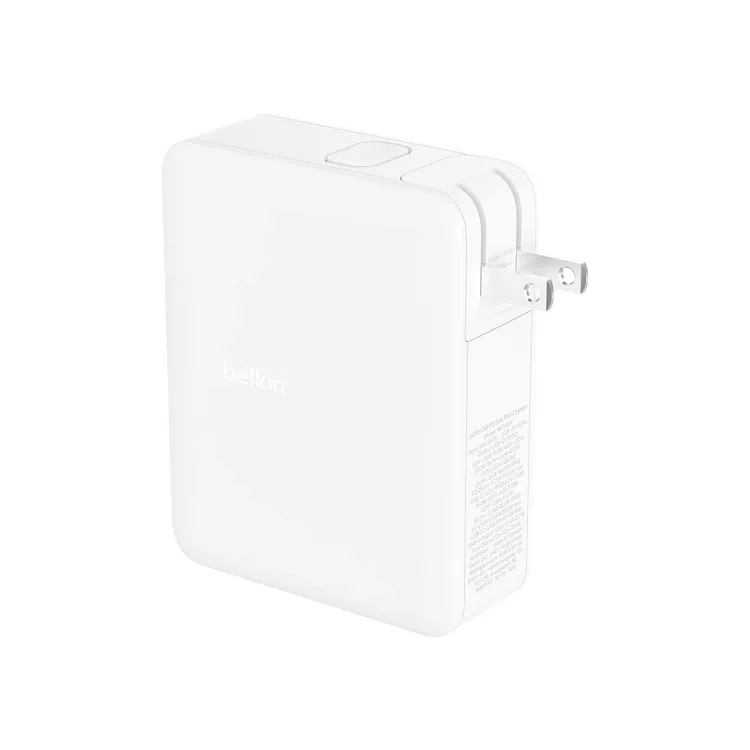 Cargador de Pared BELKIN 140W 4 Puertos (USB-C 65W|USB-C 45W |USB-C 20W | USB-A 12W) Blanco - Imagen 2