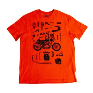 Camiseta Moto ROYAL ENFIELD Continental GT Burnt Ocre Talla XL