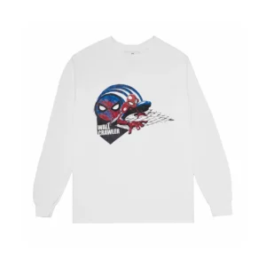 Camibuzo Unisex Marvel GILDAN Spiderman Wallcrawler Blanco XL