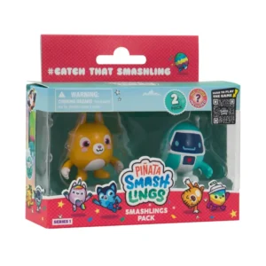 Figura x 2 SMASHLINGS Caja Bunkins y Beep Boop