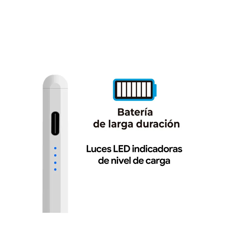 Lápiz KALLEY Stylus Pen K-LT para tabletas, Ipad, Iphone Blanco - Imagen 5