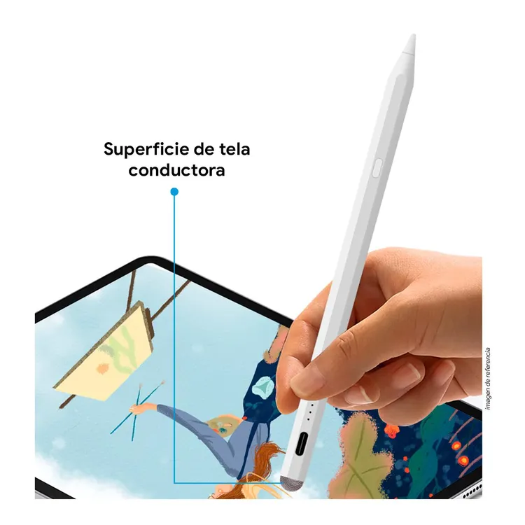 Lápiz KALLEY Stylus Pen K-LT para tabletas, Ipad, Iphone Blanco - Imagen 8