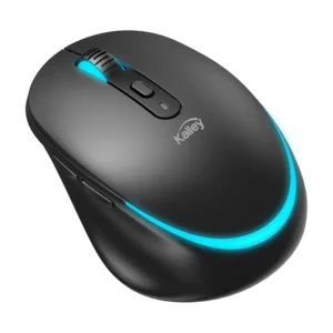 Mouse KALLEY  Inalámbrico Recargable Óptico Ergonómico USB K-MRN Negro