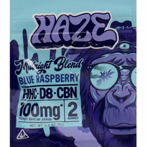 Gomitas haze delta 8 blue raspberry bols