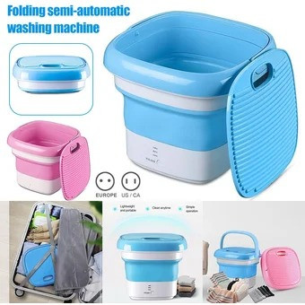 Mini lavadora portátil plegable de viaje
