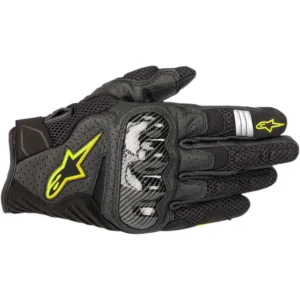 Guantes Moto ALPINESTARS SMX-1 AIR Negro Amarillo Talla L