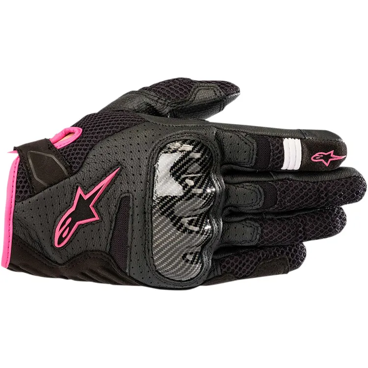 Guantes Moto ALPINESTARS STELLA SMX-1 Negro Fucsia Talla M