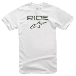 Camiseta Moto ALPINESTARS Ride 2 Blanco Talla S
