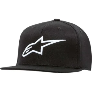 Gorra Moto ALPINESTARS AGELESS FLAT Negro Blanco Talla S/M