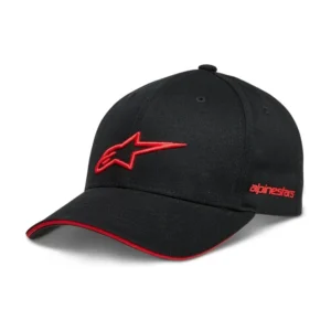 Gorra Moto ALPINESTARS Rostrum Negro Rojo Talla Universal