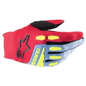 Guante Moto ALPINESTARS Full Bore Azul Rojo Naranja Talla XL
