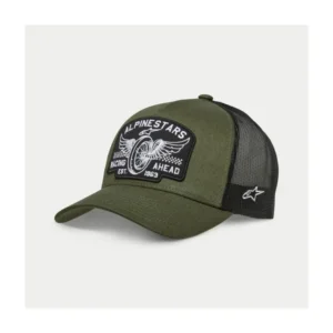 Gorra Moto ALPINESTARS Heritage Patch Verde Negro Talla Universal