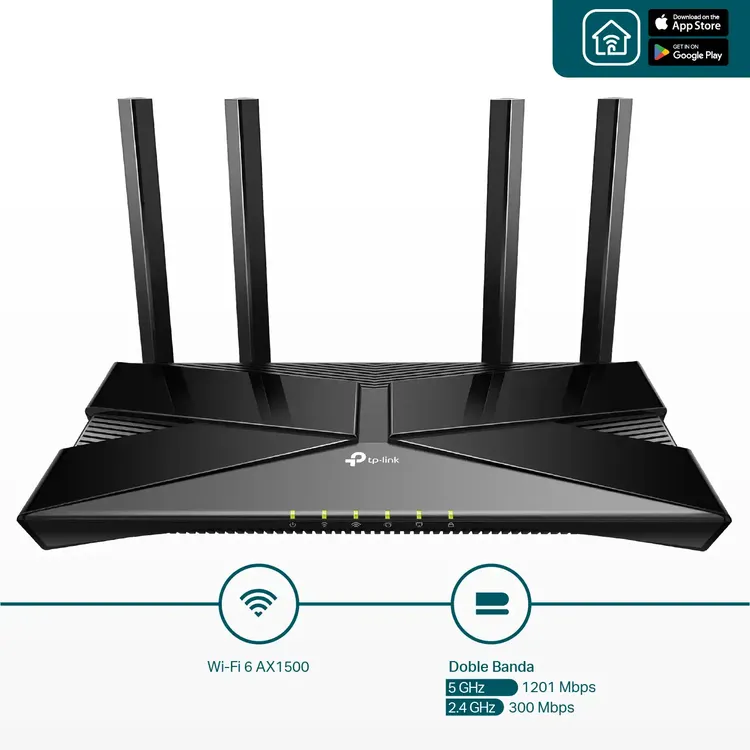Router TP-LINK WiFi 6 4 Antenas Doble Banda AX1800 Mbps Archer AX23 - Imagen 3