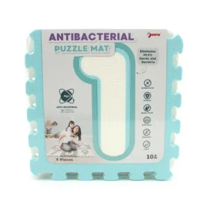 Alfombra Rompecabezas SUNTA TOYS Antibacterial Números 1 al 9 Blanco/Azul 9 Piezas