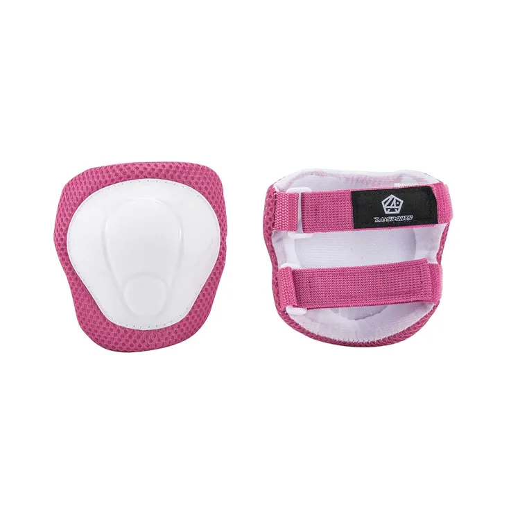 Set de Protección Patín Junior 6 Piezas Rosado/Blanco Talla S L.A SPORTS - Imagen 4