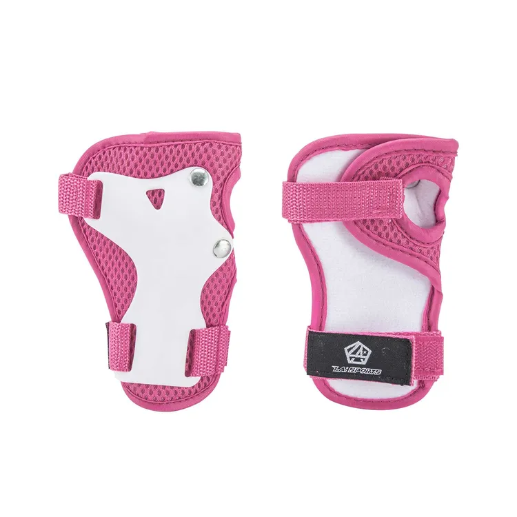 Set de Protección Patín Junior 6 Piezas Rosado/Blanco Talla S L.A SPORTS - Imagen 5