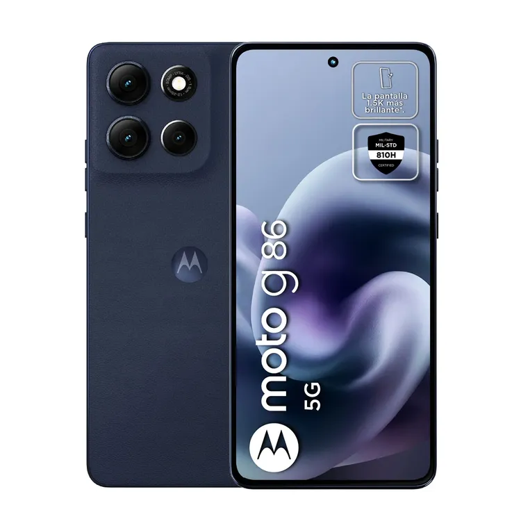 Celular MOTOROLA G86 5G 256GB AZUL - Imagen 6