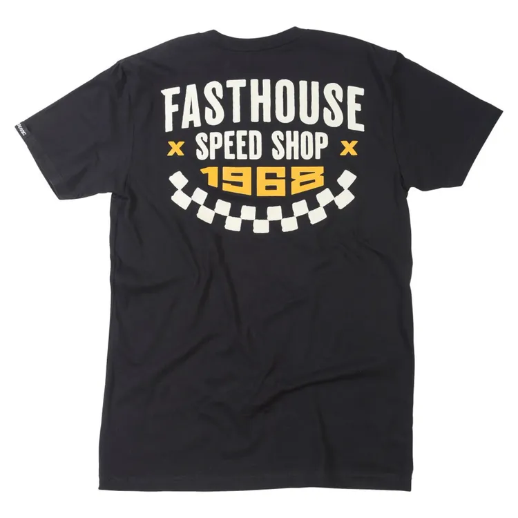 Camiseta Moto FASTHOUSE Brushed Negro L - Imagen 2