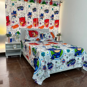 COMBO SABANA MAS CORTINA INFANTIL