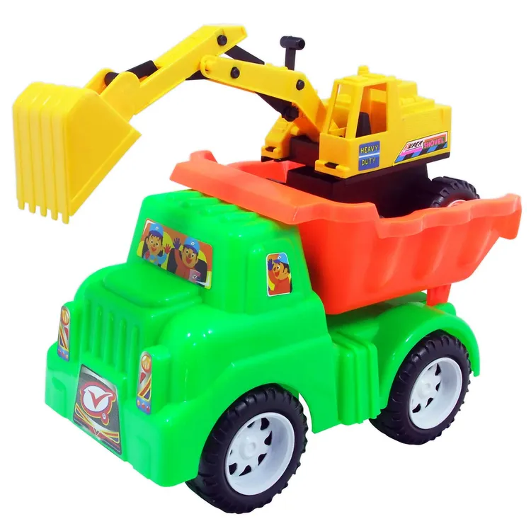 Camión de Juguete VICTORY TOYS con Excavadora