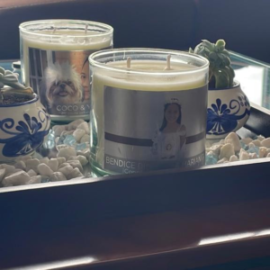 Set x 3 Velas hojalata