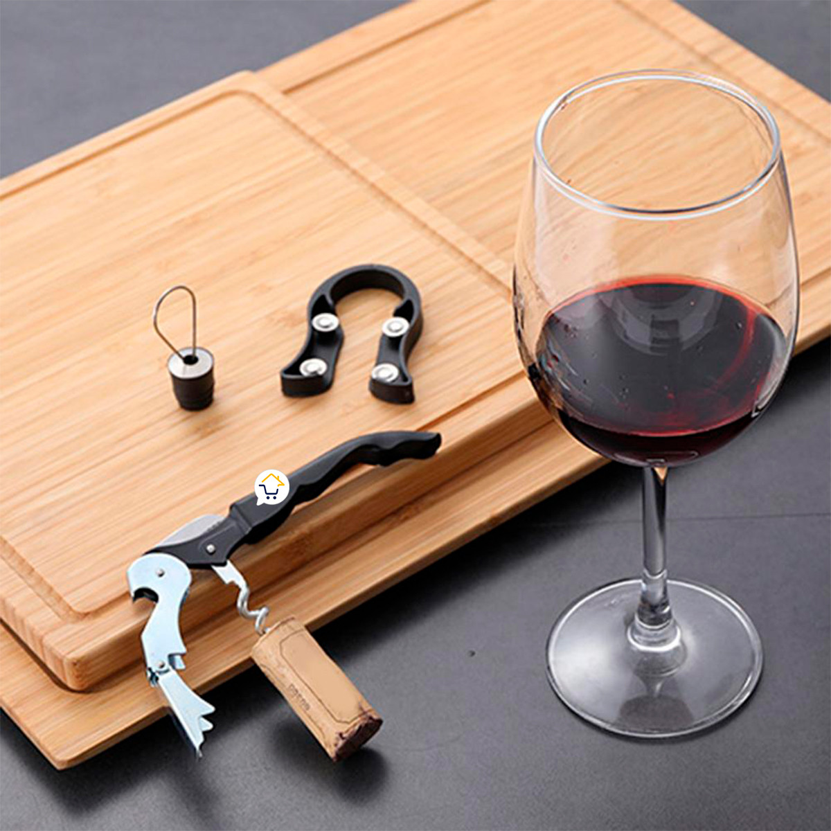 Kit Sacacorchos 4 Piezas De Vino 20-COCI