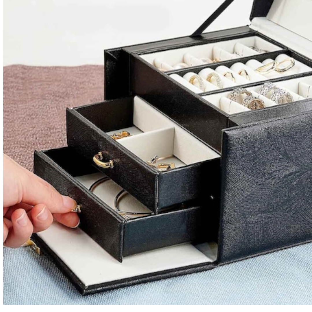 Joyero multinivel de gran espacio - Imagen 2